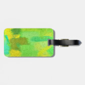 Retro-Farben für abstrakte Kunst 3 Gepäckanhänger (Rückseite horizontal)