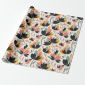 Retro-Farben  Geschenkpapier (Ungerollt)