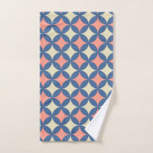 Retro Farben Mitte Jahrhundert Moderne Kreise Badhandtuch Set (Handtuch)