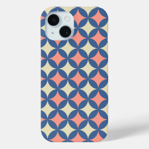 Retro Farben Mitte Jahrhundert Moderne Kreise Case-Mate iPhone Hülle