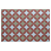 Retro Farben Mitte Jahrhundert Moderne Kreise Stoff (Fat Quarter (45,7 x 55,9 cm))