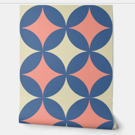 Retro Farben Mitte Jahrhundert Moderne Kreise Tapete