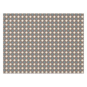 Retro Farben Mitte Jahrhundert Moderne Kreise Tischdecke (Vorderseite (Horizontal))