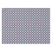 Retro Farben Mitte Jahrhundert Moderne Kreise Tischdecke (Vorderseite (Horizontal))