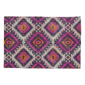 Retro Farben, Stamm Navajo Design. Kissenbezug (Rückseite)