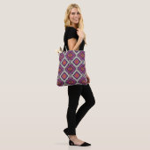 Retro Farben, Stamm Navajo Design. Tasche (Am Model)