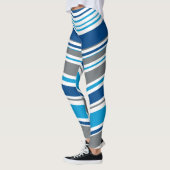 Retro-Farben Waves  Leggings (Links)