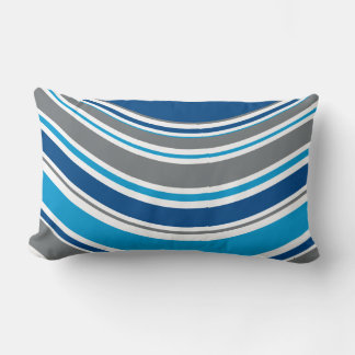 Retro-Farben Waves  Lendenkissen