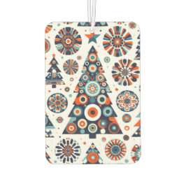 Retro farbenfroh dekoriert Weihnachtsbaum Autolufterfrischer