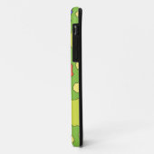 Retro farbenfroh Fette Helle Punkte Case-Mate iPhone Hülle (Hinten/Links)