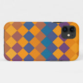 Retro farbenfrohe Diamant nahtlos Grafik Case-Mate iPhone Hülle (Rückseite (Horizontal))