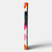 Retro farbenfrohe florale Preppy Abstrakte Blume Case-Mate iPhone Hülle (Rückseite / Links)