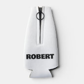 Retro farbenfrohe Hand gezogen Weltfrieden mit Tau Flaschenkühler (Rückseite)