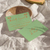 Retro farbenfrohe handgezeichnete, helle Farbspass RSVP Karte