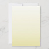 Retro farbenfrohe Hochzeit am Strand Einladung (Rückseite)