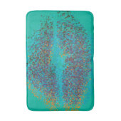 Retro farbenfrohe Lippen Badematte (Vorderseite Vertikal)