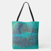 Retro farbenfrohe Lippen Tasche (Rückseite)