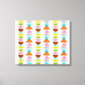 Retro farbenfrohe Nester gesteppte Canvas Print Leinwanddruck (Vorderseite)