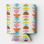 Retro farbenfrohe Nester können kühlen Dosenkühler (Rückseite)