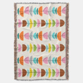 Retro farbenfrohe Nester wirbellose Knöchel Decke (Vorderseite Vertikal)