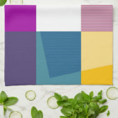 Retro Farbenfrohe Pop Kunst Küchentuch (Gefaltet)