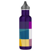 Retro Farbenfrohe Pop Kunst Trinkflasche (Links)