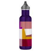 Retro Farbenfrohe Pop Kunst Trinkflasche (Rechts)