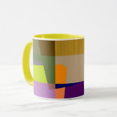 Retro Farbenfrohe Pop Tasse (Vorderseite Links)