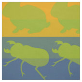 Retro farbenfrohe Tiere Modernes Streifenmuster #7 Stoff (Muster)