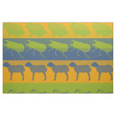 Retro farbenfrohe Tiere Modernes Streifenmuster #7 Stoff (Fat Quarter (45,7 x 55,9 cm))