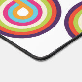 Retro-Farbenspiel Schreibtischunterlage (Ecke)