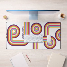 Retro-Farbenspiel Schreibtischunterlage