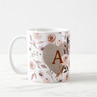 Retro-Farbfloral Kaffeetasse