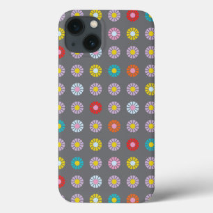 Retro-farbige Blume Case-Mate iPhone Hülle
