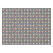 Retro-farbige Blume Tischdecke (Vorderseite (Horizontal))