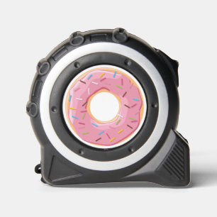 Retro-farbige Donut-Muster Minimalist Party-Spaß Maßband