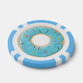 Retro-farbige Donut-Muster Minimalist Party-Spaß Pokerchips (Einzeln)