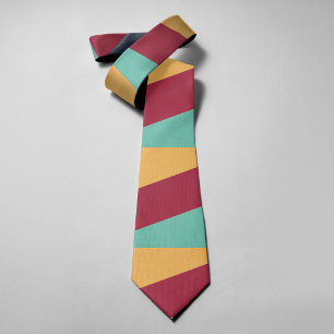 Retro Farbige Farben Hintergrund Vintage Muster Krawatte