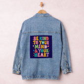 Retro-farbige Jacke 'Sei freundlich zu deinem Geis (Hangar)