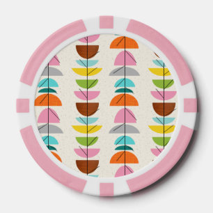 Retro-farbige Nester Poker Chips