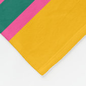 Retro farbige Streifen, abstrakter Hintergrund Fleecedecke (Ecke)