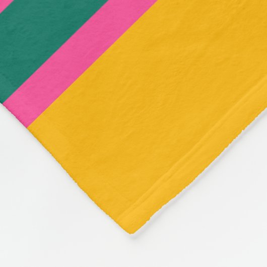 Retro farbige Streifen, abstrakter Hintergrund Fleecedecke (Ecke)