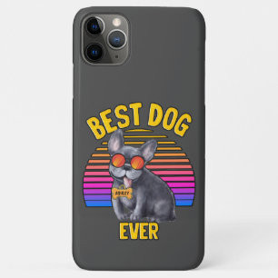Retro Farbiger Lustiger Französische Bulldogge  Be Case-Mate iPhone Hülle