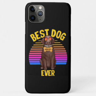 Retro Farbiger Lustiger Labrador Retriever Bester  Case-Mate iPhone Hülle