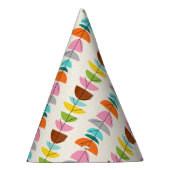 Retro-farbiger Nester-Party Partyhütchen (Rechts)