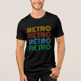 RETRO farbiger T - Shirt