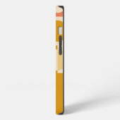 Retro-Farbmuster personalisiert iPhone Hülle (Linke Seite)