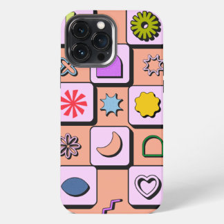 Retro-Farbmuster Personalisiertes Case-Mate iPhone 13 Pro Max Hülle