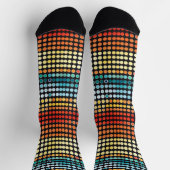 Retro-Farbpunkte Socken (Oben)