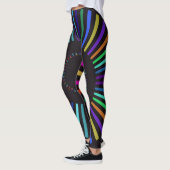Retro-Farbsonne Leggings (Links)